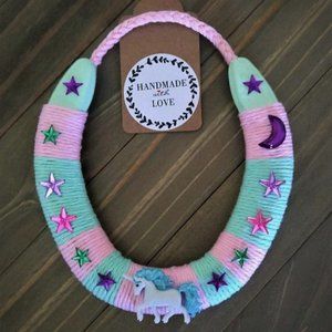 Handcrafted Real Lucky Horseshoe, Unique Baby Shower Gift, Nursery Wall Décor